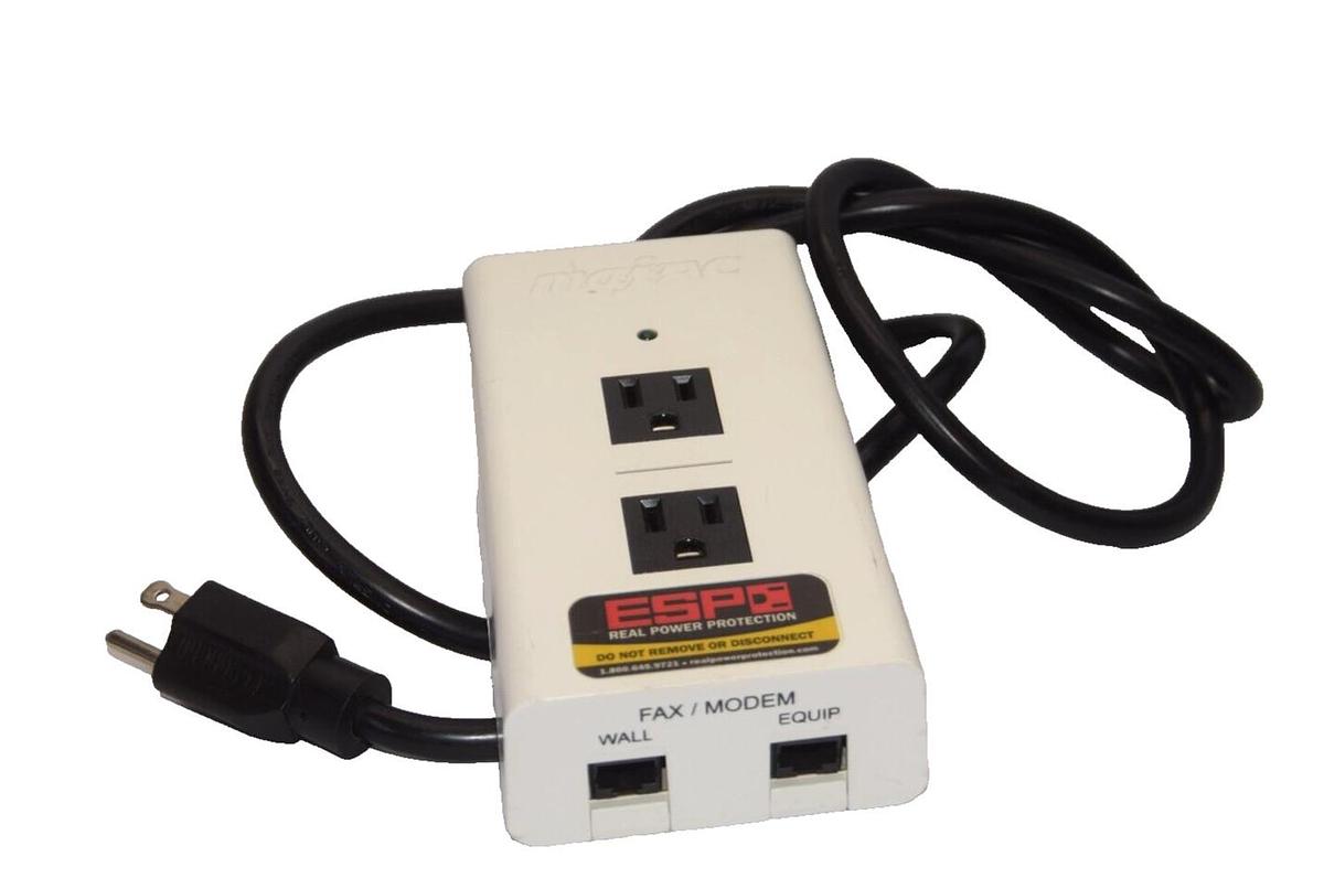 Used ESP CJ-X2 , CJX2 120V 60Hz 15A 1800W Transient Voltage Surge Suppressor