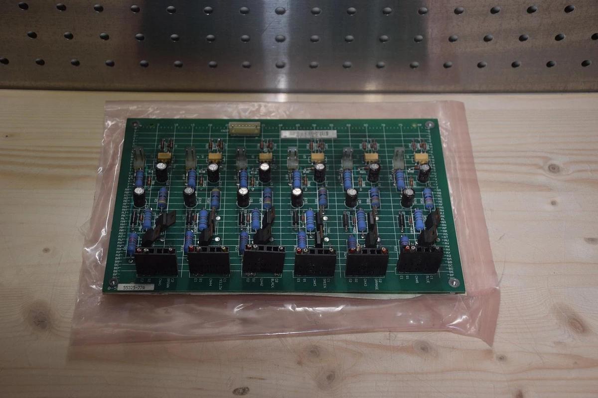 Used RELIANCE ELECTRIC 0-55325-77A PC BOARD BASE DRIVER, O 55325 77A