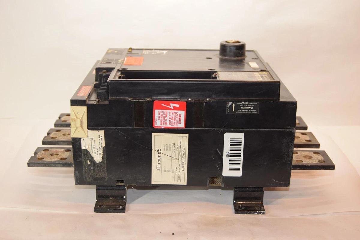 Used Square D PEF1236LSIG 1200 Amp A 1200A PE Solid State Trip Circuit Breaker