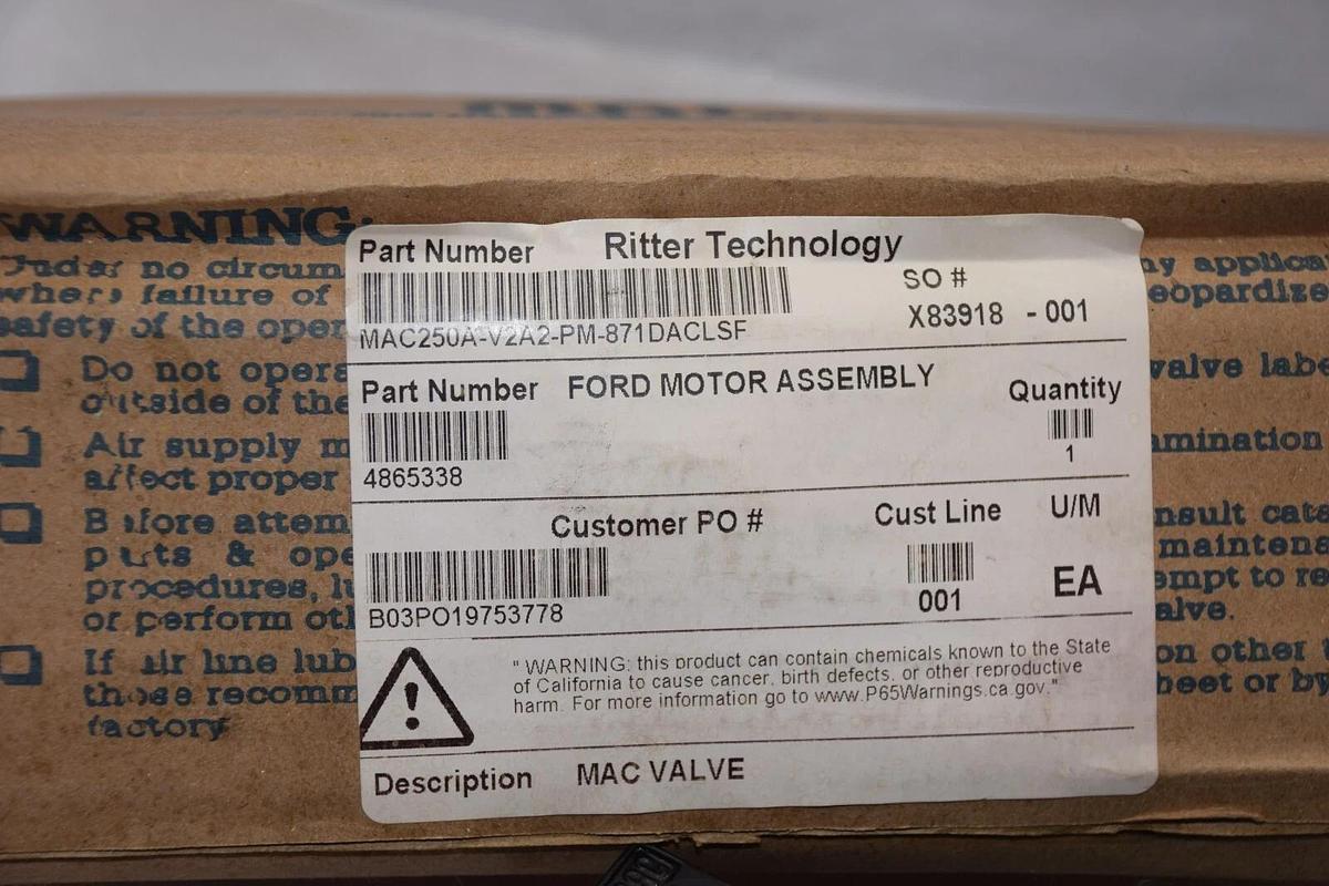 (NEW) MAC VALVES MAC250A-V2A2-PM-871DA , PME-871DAAG Directional Control Valve