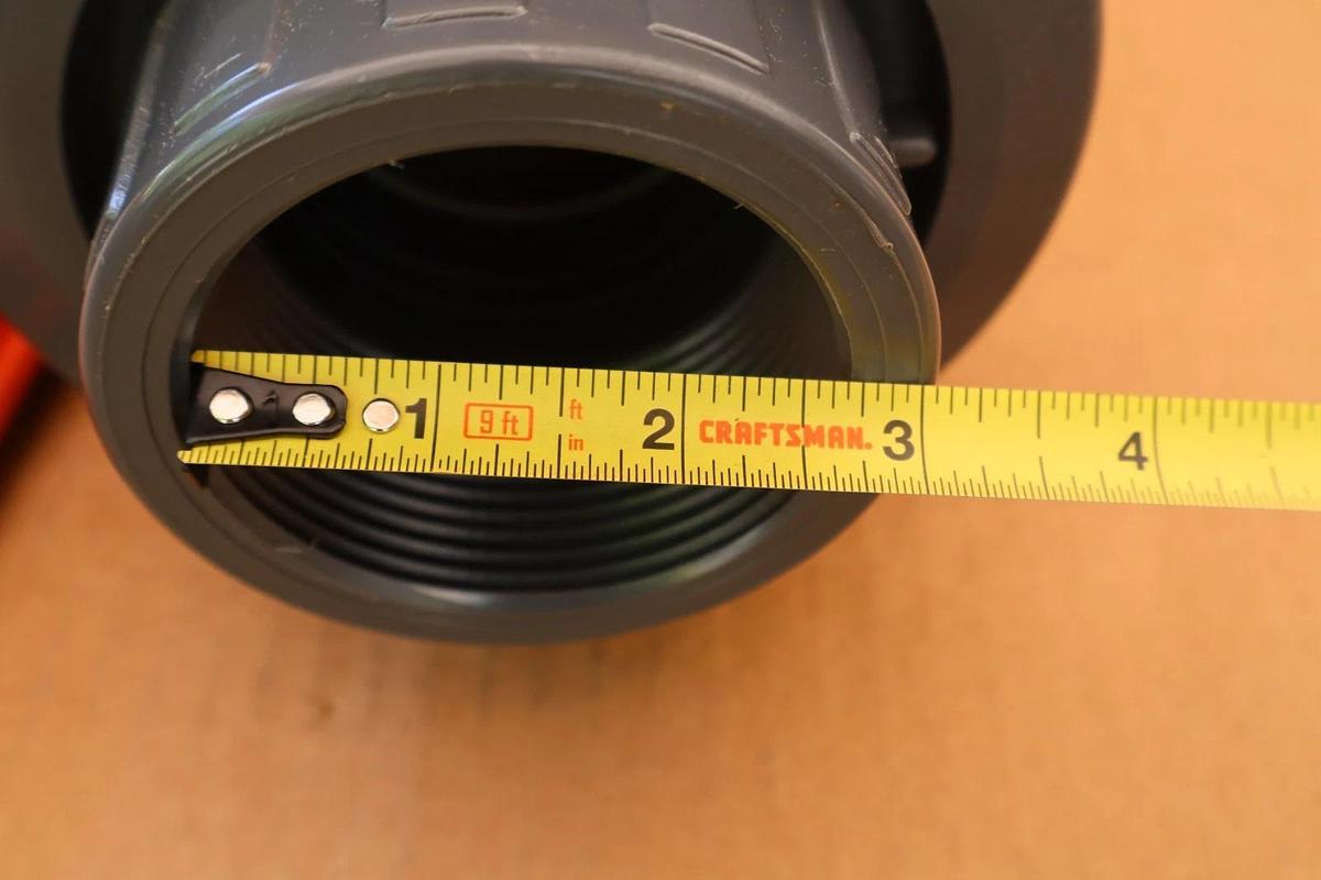 CEPEX Hayward 2-1/2" Ball Valve T/U Thread 2-1/2" Viton PVC 2.5" CPX21161 (NEW)