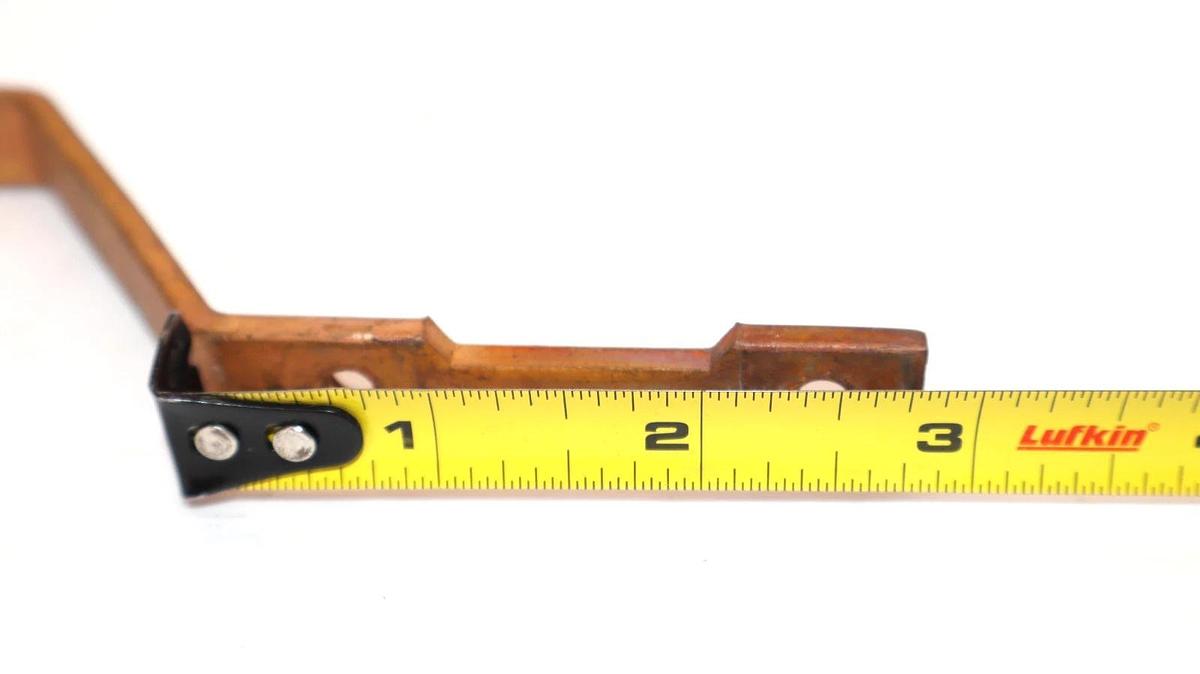 Used Buss Bar Copper 5-1/2" x 2-6/8 x 2-2/8" x 1-1/8" (Lot of 9)