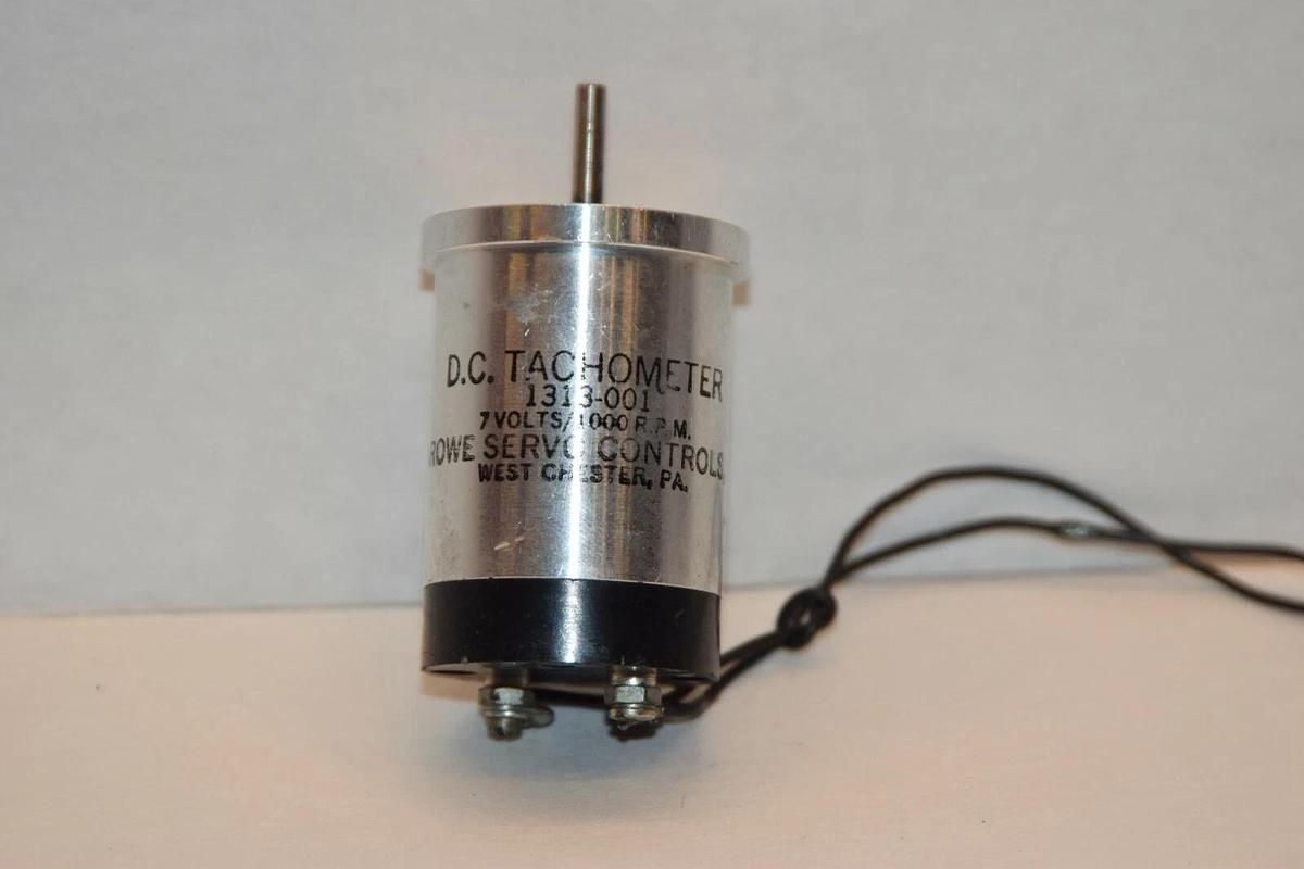 Used HAROWE SERVO 1313-001 7V 1000rpm DC TACHOMETER