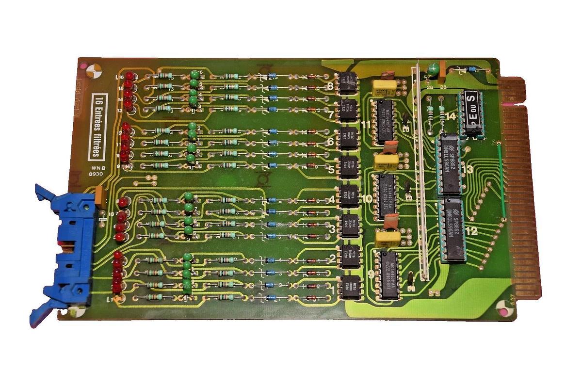 Used CENTRALP AUTOMATISMES 65004192 16 ENTREES FILTREES A 620 983 C BOARD