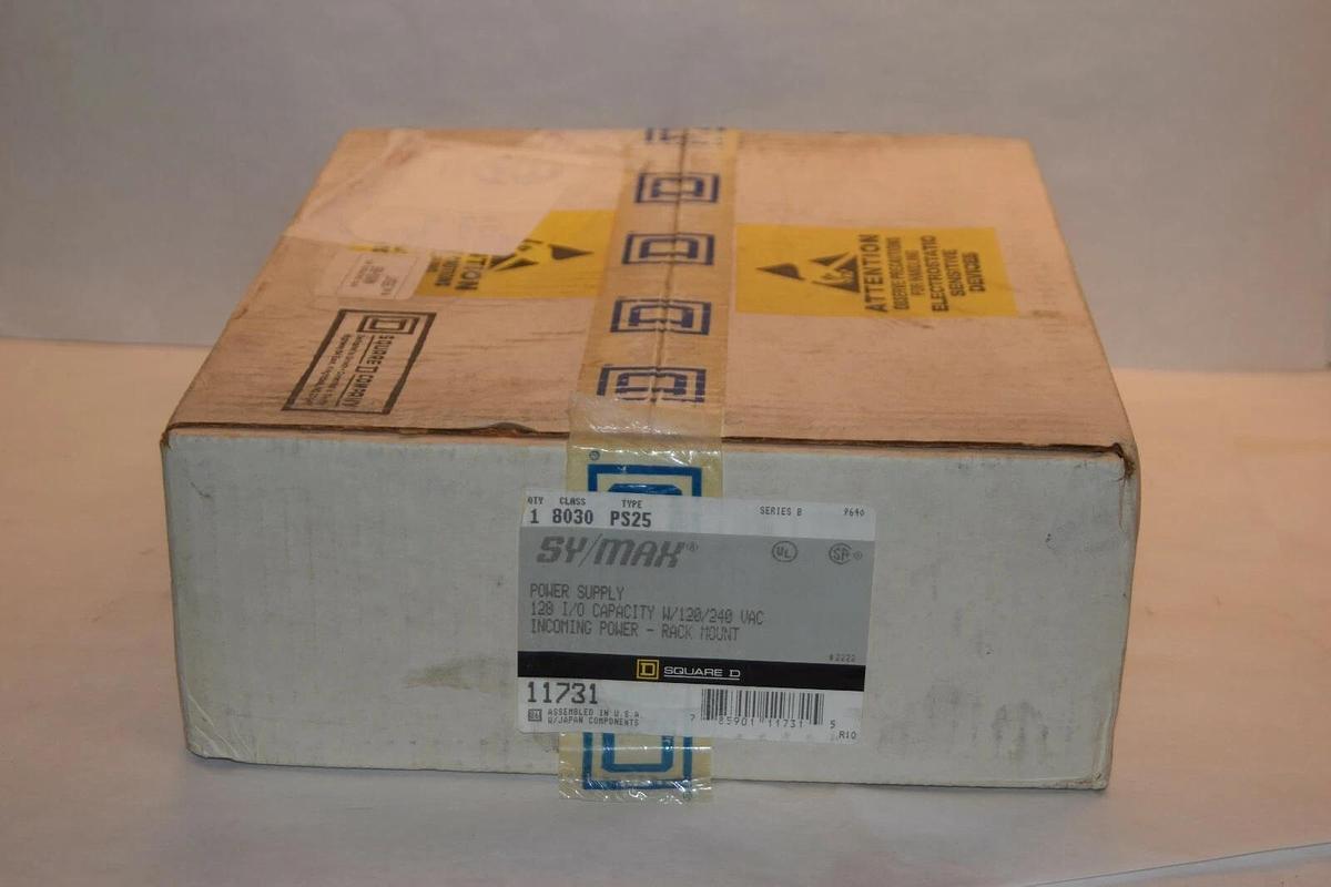 Used (New) SYMAX Square D 8030-PS25  8030PS25 8030 PS25 ser: B PS-25 SY/MAX