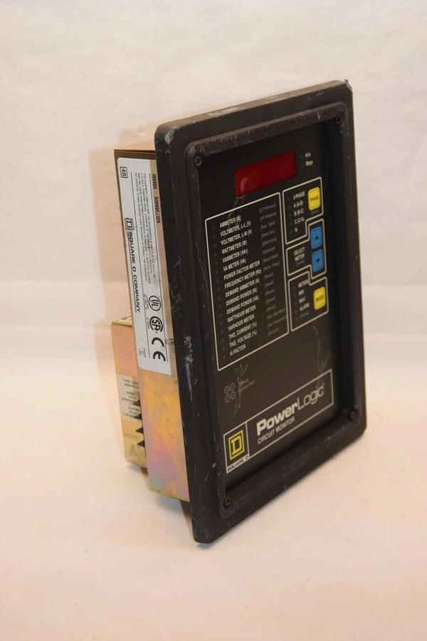 Used SQUARE D Power Logic Monitor 3020/CM-2450 3020 CM-2450 W/ 3090/SPM-2000 SRG PROT