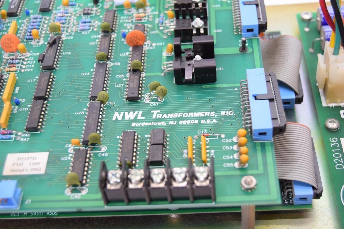 Used NWL Transformers Inc. D2157D Signal Optimizer PCB Circuit Board w/ D20136