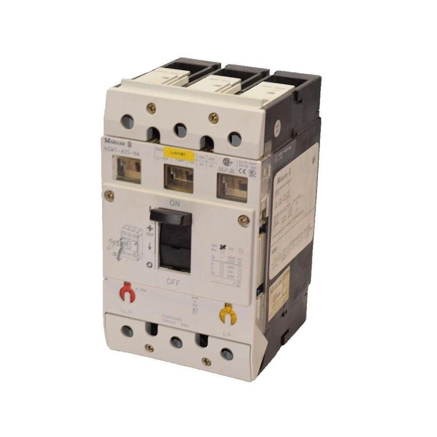 Used MOELLER NZM7-40S-NA NZM740SNA 40Amp 40 A Amp Circuit Breaker  25-40Amp Trip