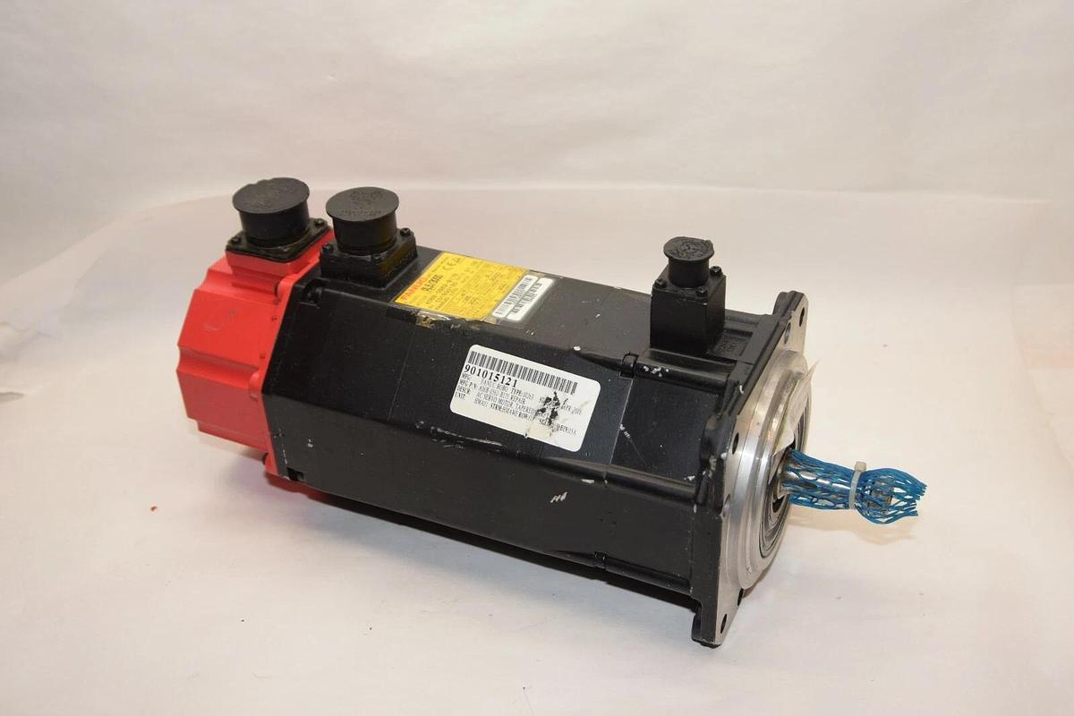 Refurbished Fanuc L6/3000 AC Servo Motor A06B-0562-B175 3000 RPM 126V 1.4 kW 8.7 Amp