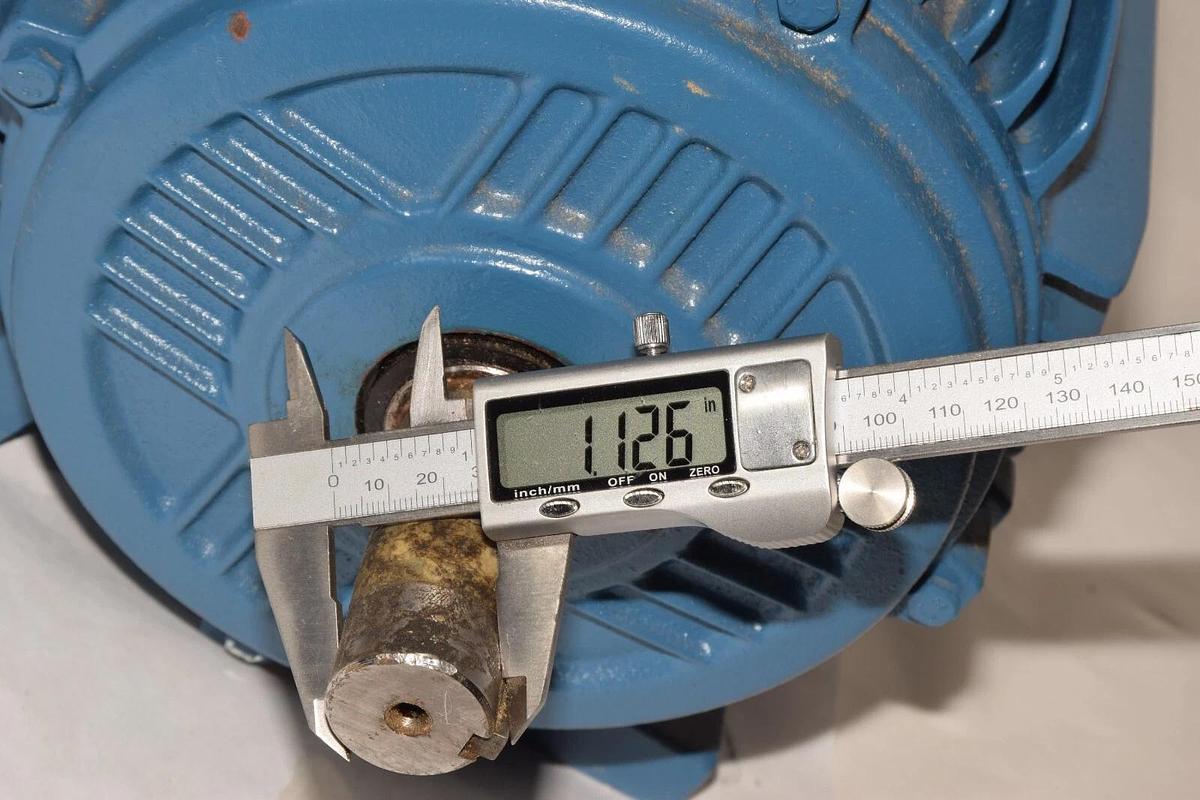 Used WEG Motor 00518EP3EBM184T 5hp 1750rpm 3Ph 208-230/460V w ITORQ Brake BFA458-14N