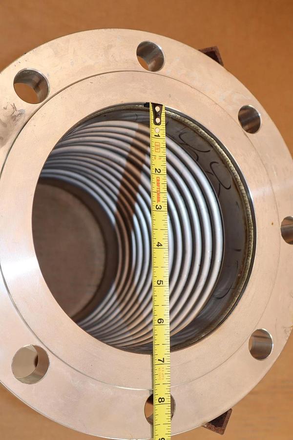 Unaflex Expansion Joint Fitting 304 Stainless SS 6-3/4" ID 11" OD 11-3/4" L *NOS