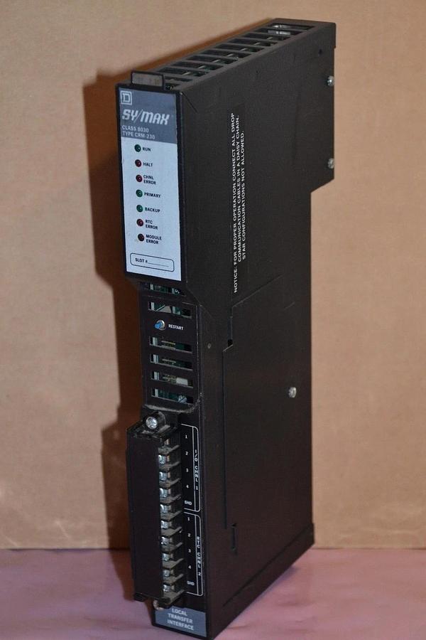 Used Square D Sy/Max Symax Local Transfer Interface 8030 CRM230 CRM-230 E1 Rev 2.30
