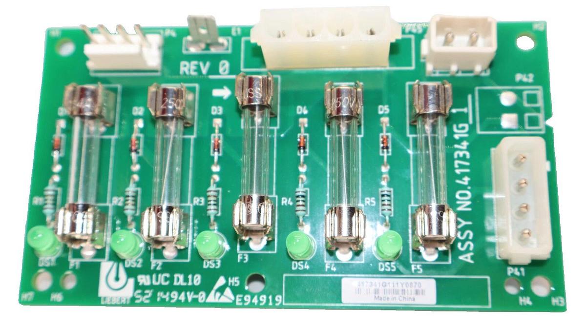 Used LIEBERT 417341G1 Fuse Circuit Board