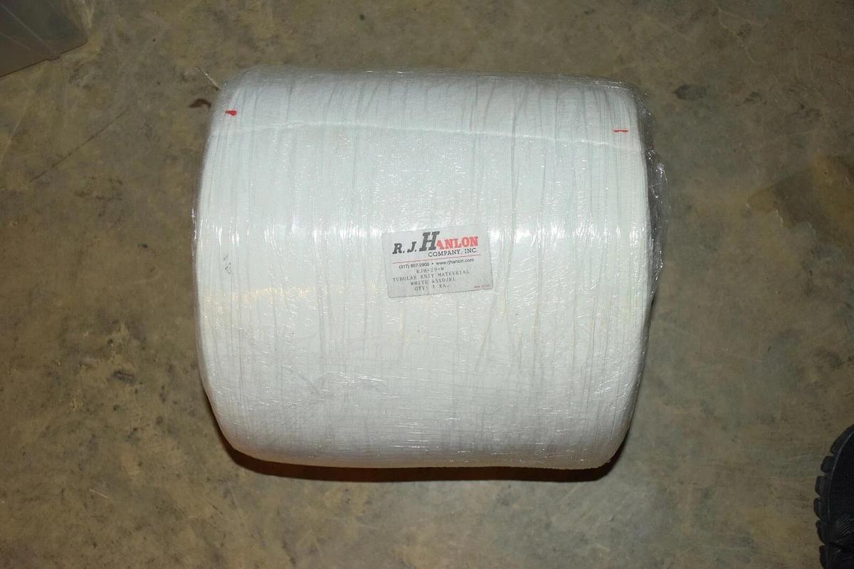 R.J.HANLON RJH-29-W  45yd ROLL TUBULAR KNIT MATERIAL Filter cloth Gun Cover tube