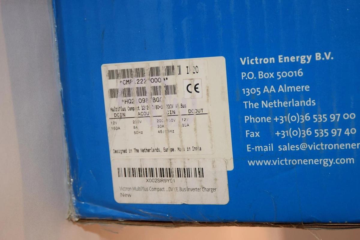 (NEW) BLUE POWER CMP122200000 MultiPlus Compact 12/2000/80-30 230V Charger