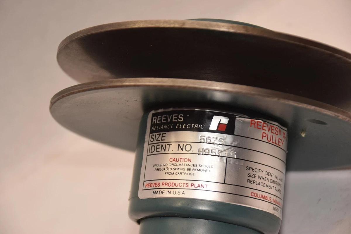 REEVES 5675 H95515 3/4" Bore 5-1/2" Dia X-V Variable Speed Sheave Pulley (NEW)