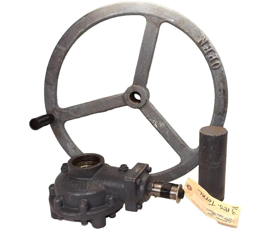 Used POWELL 504804 , 00ZS Stem Valve Gearbox Operator Hand Wheel