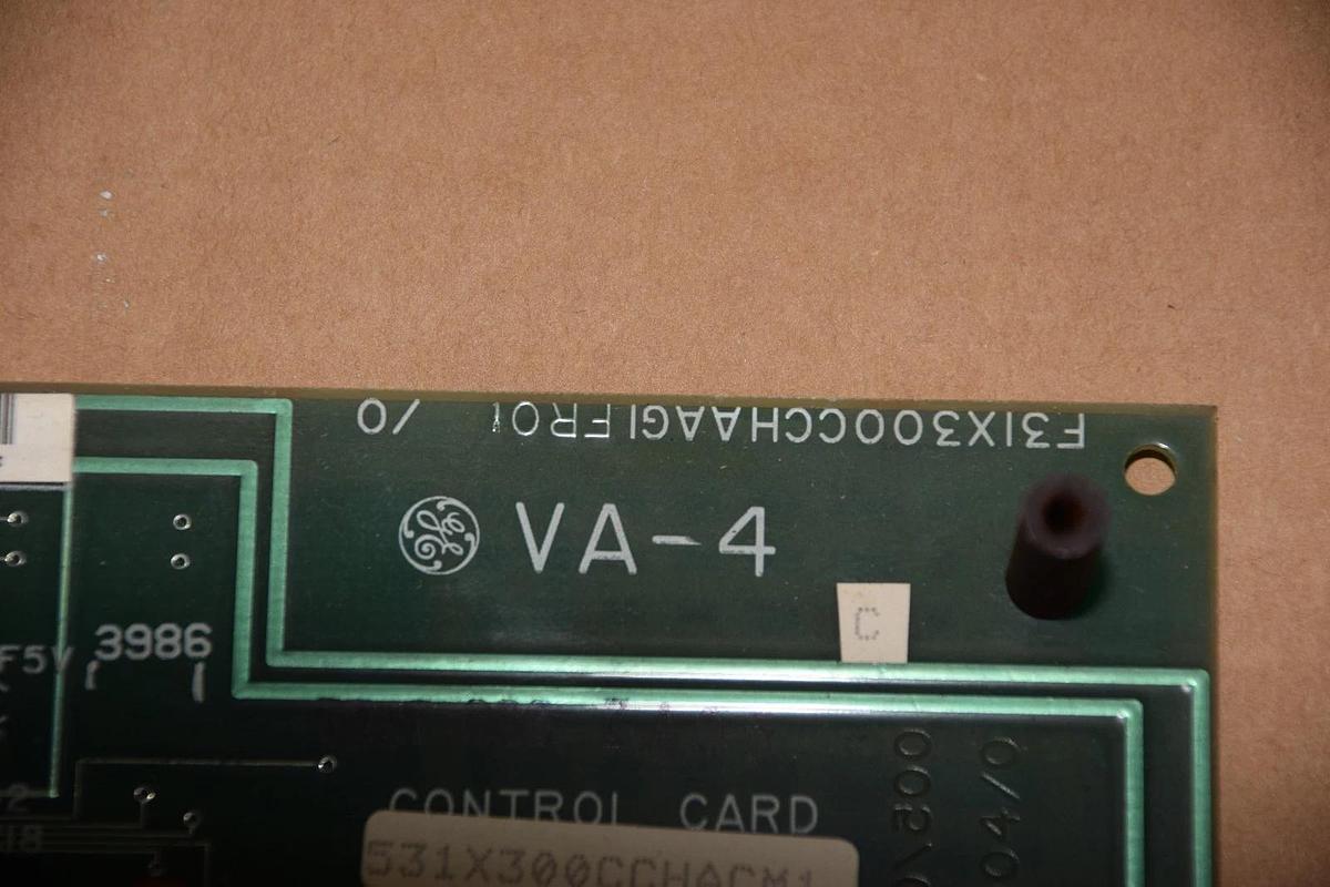 Used GENERAL ELECTRIC F31X300CCHAAG1 VA-4 CONTROL CARD