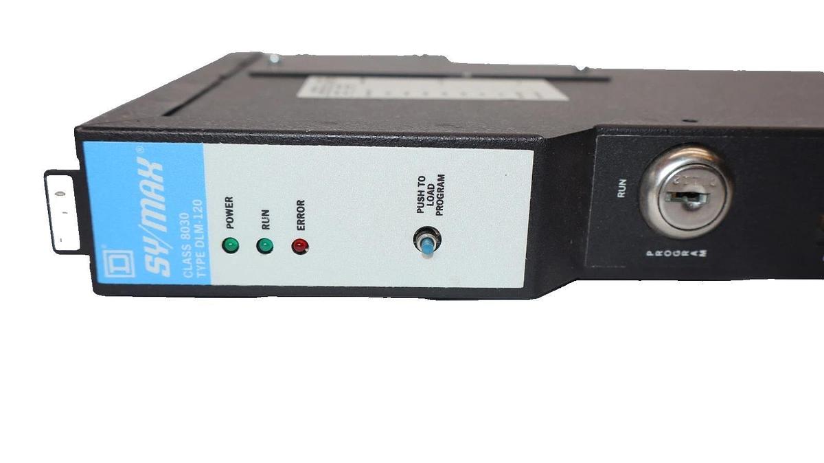Used Square D Sy/Max Data Logger 8030 DLM120 8030DLM120 Series F with Keys