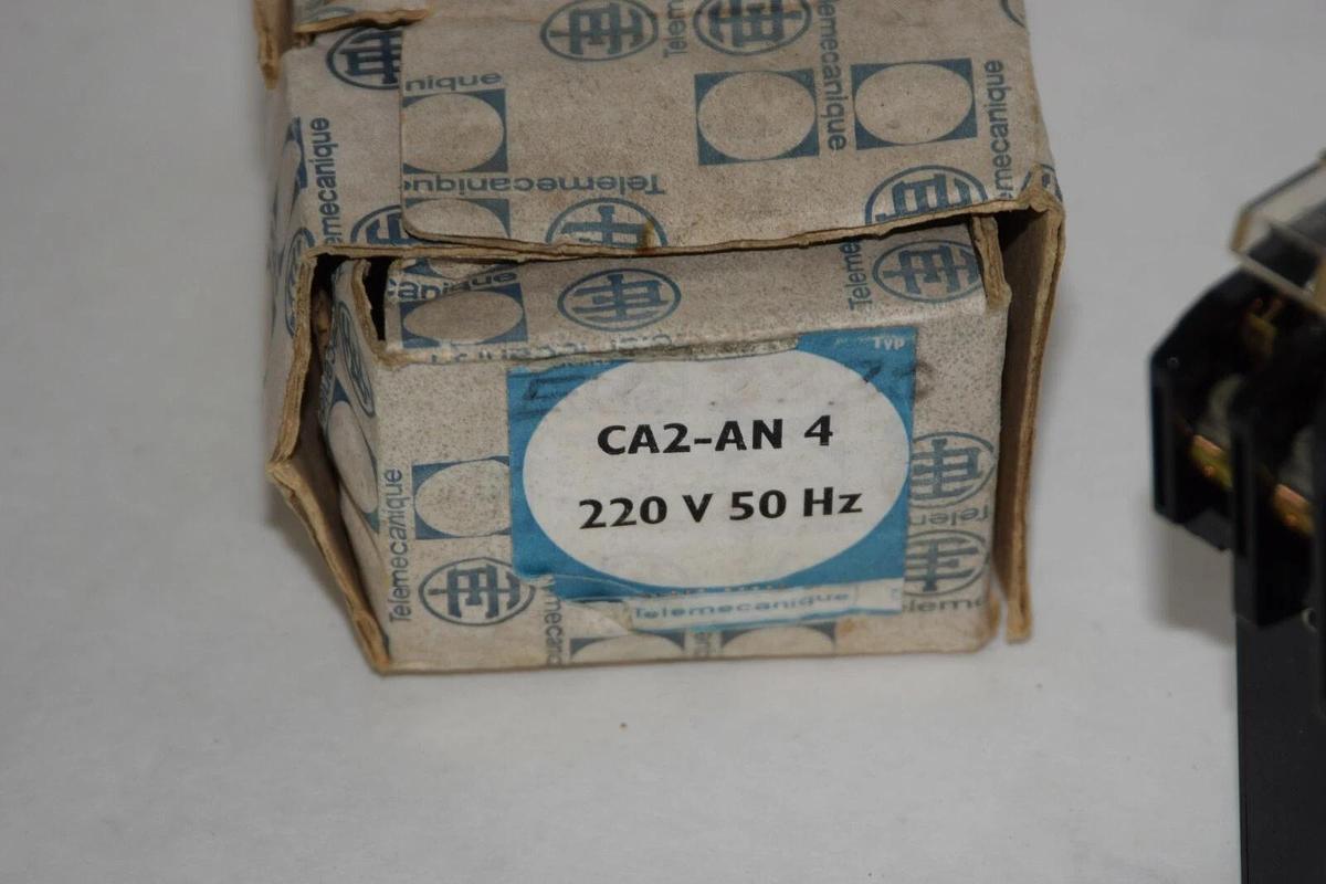 (NEW) TELEMICANIQUE CA2-AN4 220V 50Hz 220V 60cy Coil Contactor