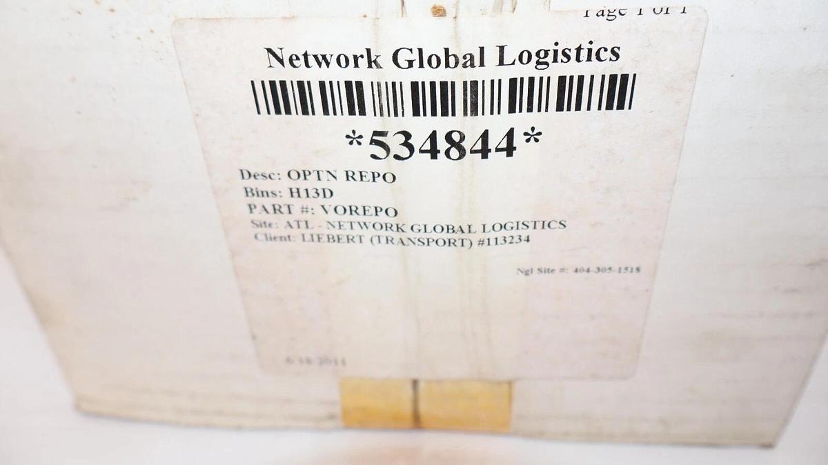 (NEW) NETWORK GLOBAL LOGISTICS VOREP0 , 534844 Emergency Power Off Button