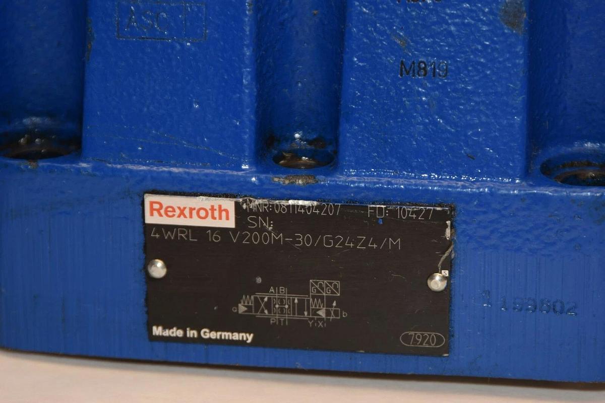 Used REXROTH 4WRL 16 V200M-30/G24Z4/M 4WRPH 6 C3 B12L-20/G24Z4/M Directional Valve