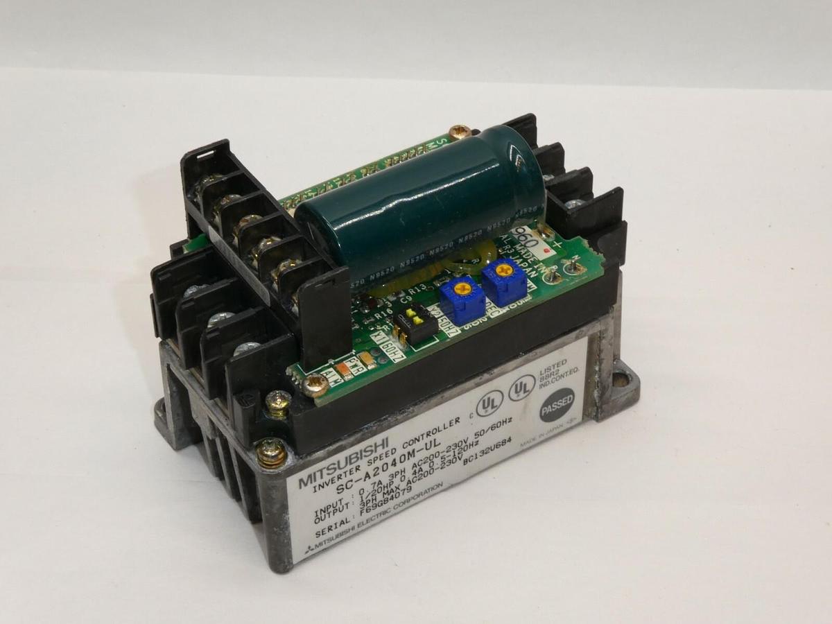 NEW- MITSUBISHI SC-A2040M-UL 0.7A 3Ph 200-230V 1/20Hp Inverter Speed Controller