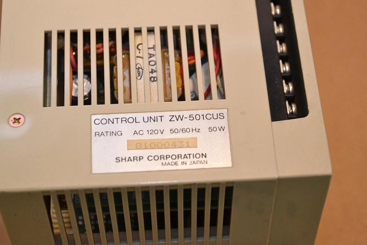 Used Sharp Satellite W51 PLC Control Unit ZW-501CUS 120V 50/60hz 50W