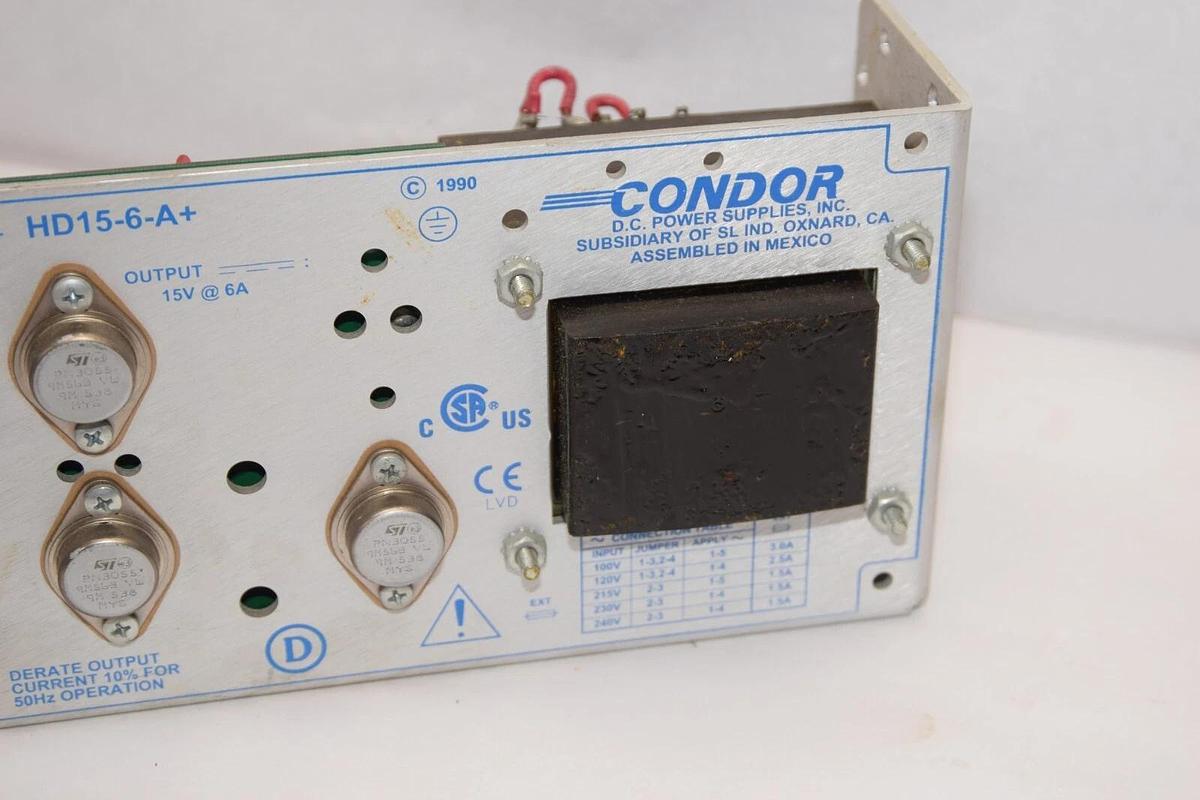 Used CONDOR HD15-6-A+ Power Supply