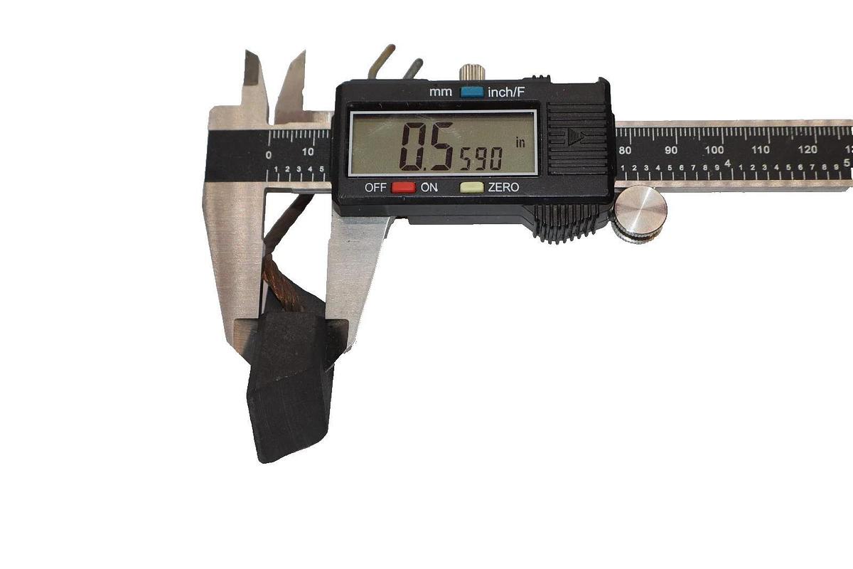 L49 9/16" x 1" , 0.5590" x 0.9940" Carbon Brush (New - Lot of 2)