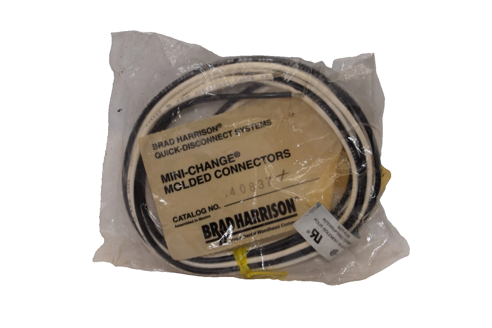 Brad Harrison 40837+ , 40837 Mini-Change Molded Connectors (New)