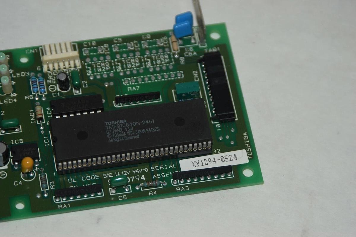 Used TOSHIBA 38552A Rev A CONTROL PANEL DRIVE TOSVERT-130 G2 KEYPAD Card Display