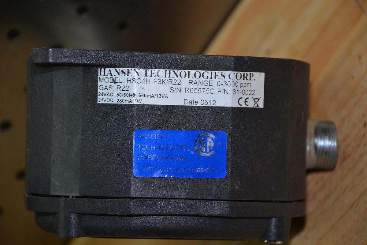 Used HANSEN HSC4H-F3K/R22 0-3000 ppm GAS SENSOR