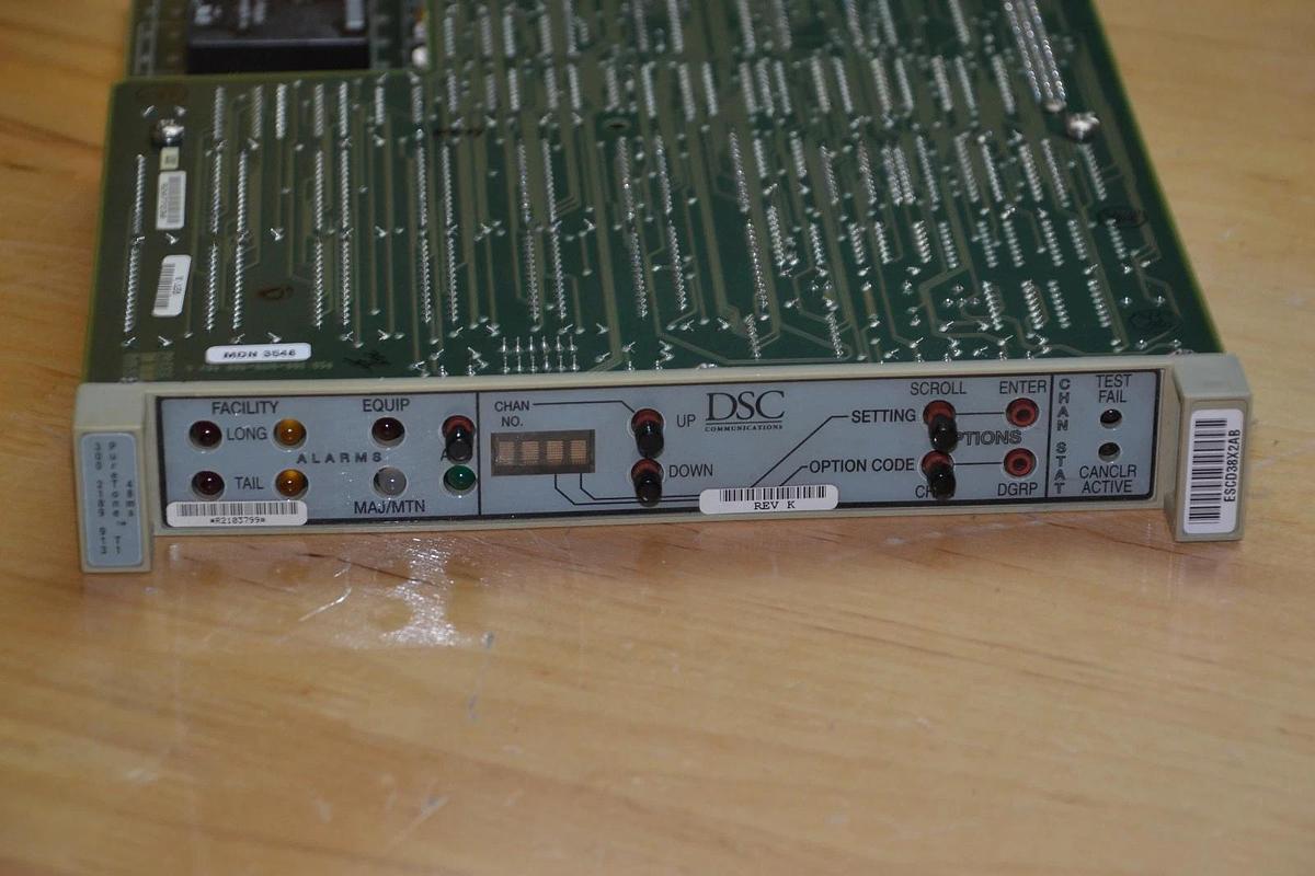 (New) DSC COMMUNICATIONS SECURITY TYCO  ESCD38X2AB  Rev K PCB300-2201-501