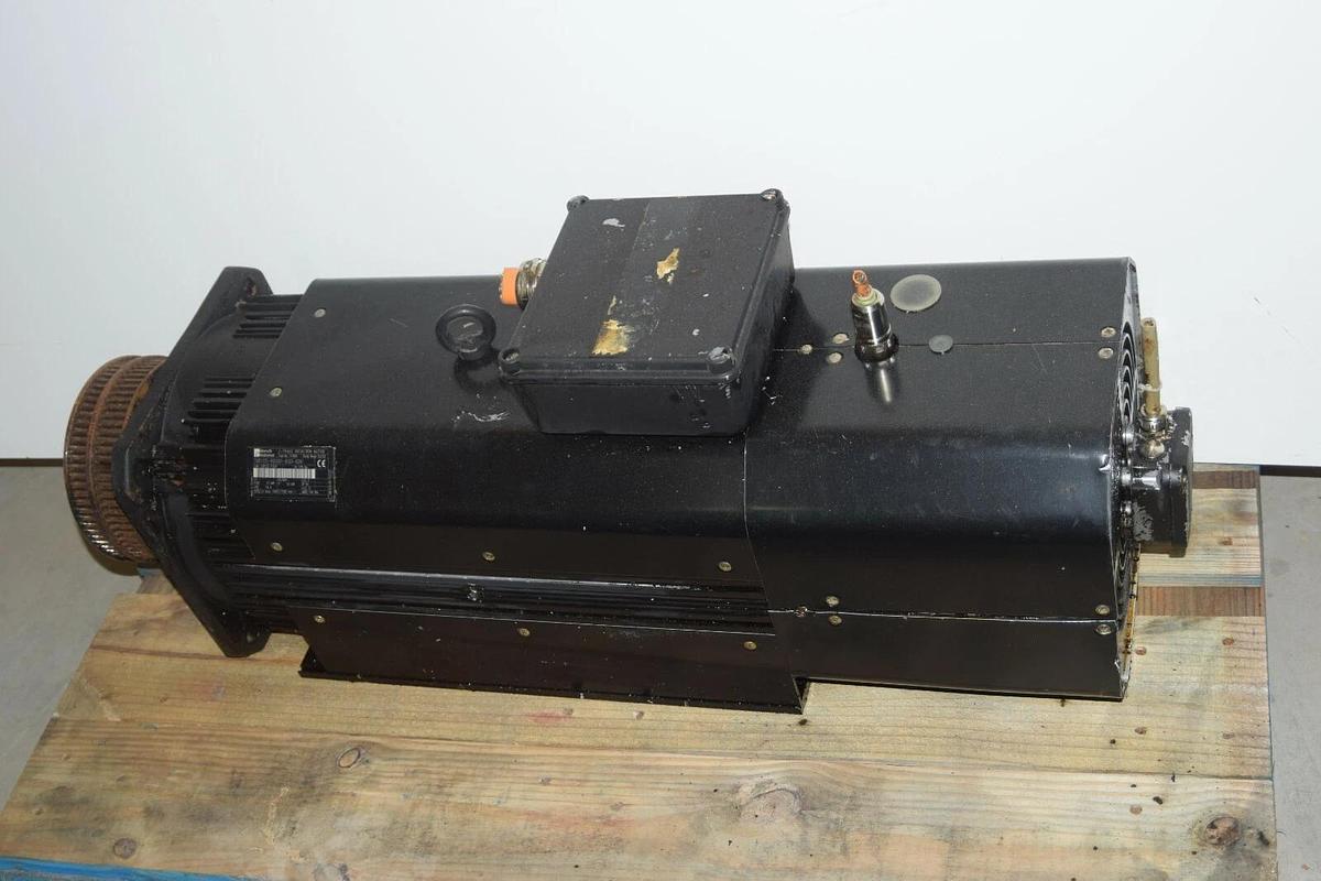 Used REXROTH INDRAMAT 3ph Induction Motor 22kW 2AD132D-B350A1-AS03-A2N1 / 237805