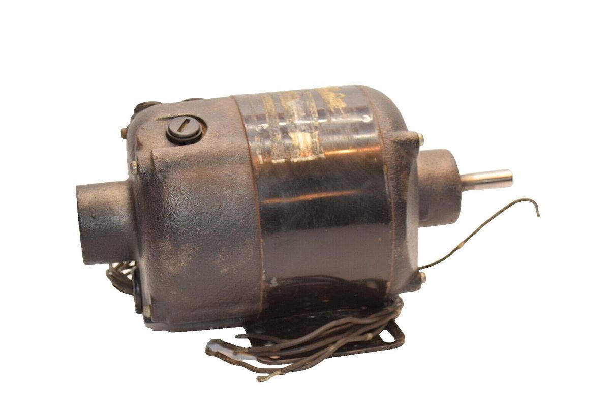 Used GENERAL ELECTRIC 5MJ35CB1C 55V 60Hz 0.50" Shaft Electric Motor