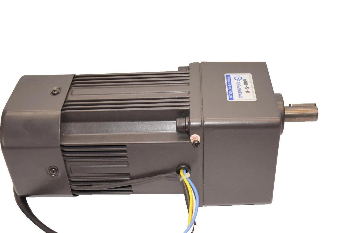 Used LPG 6RK200RGU-CF 200W 220V Speed Regulating Motor w/ Gearbox Reducer 6GU-5-K