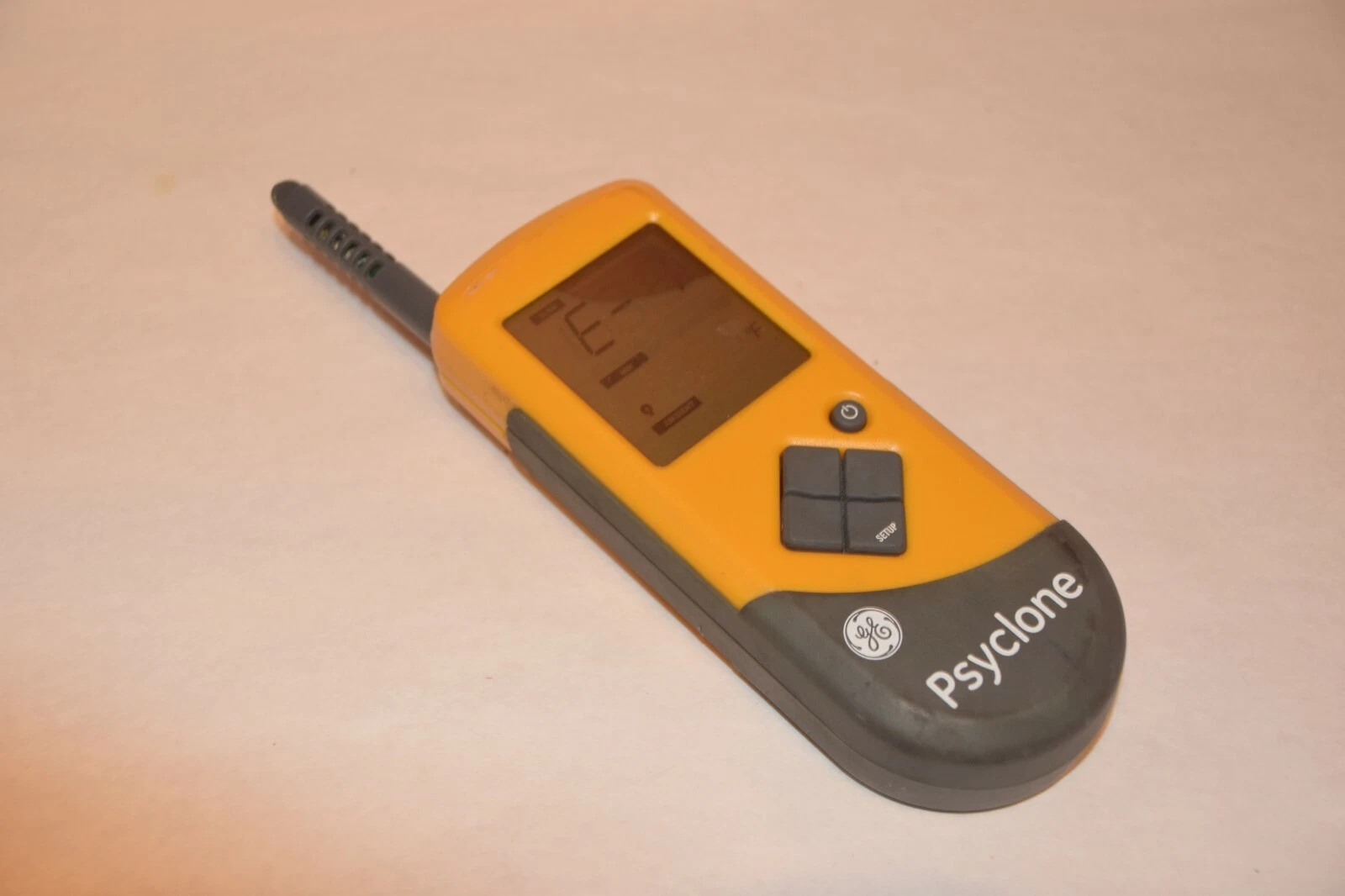 Used GE Sensing Psyclone Protimeter Thermo-Hygrometer General Electric Portable