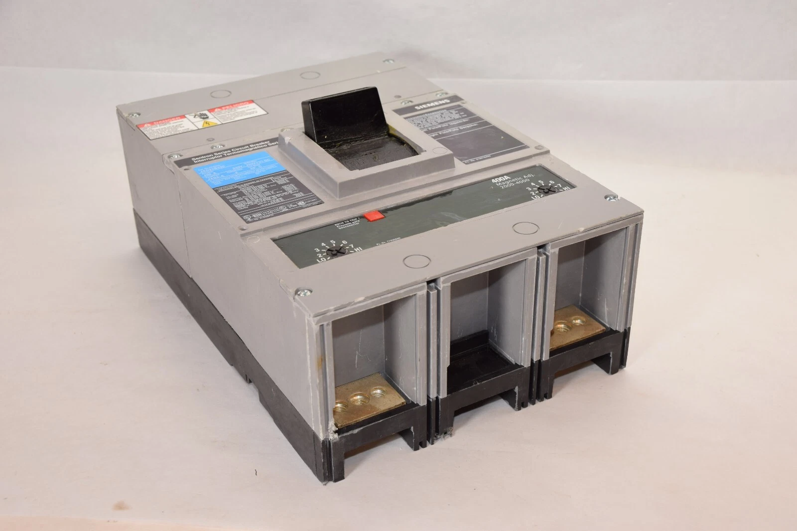 (NEW) SIEMENS JXD22B400 400A Amp 2P Sentron Circuit Breaker