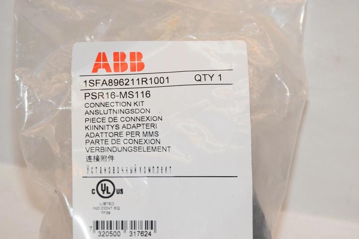 (NEW) ABB PSR16-MS116 1SFA896211R1001 Connection Kit