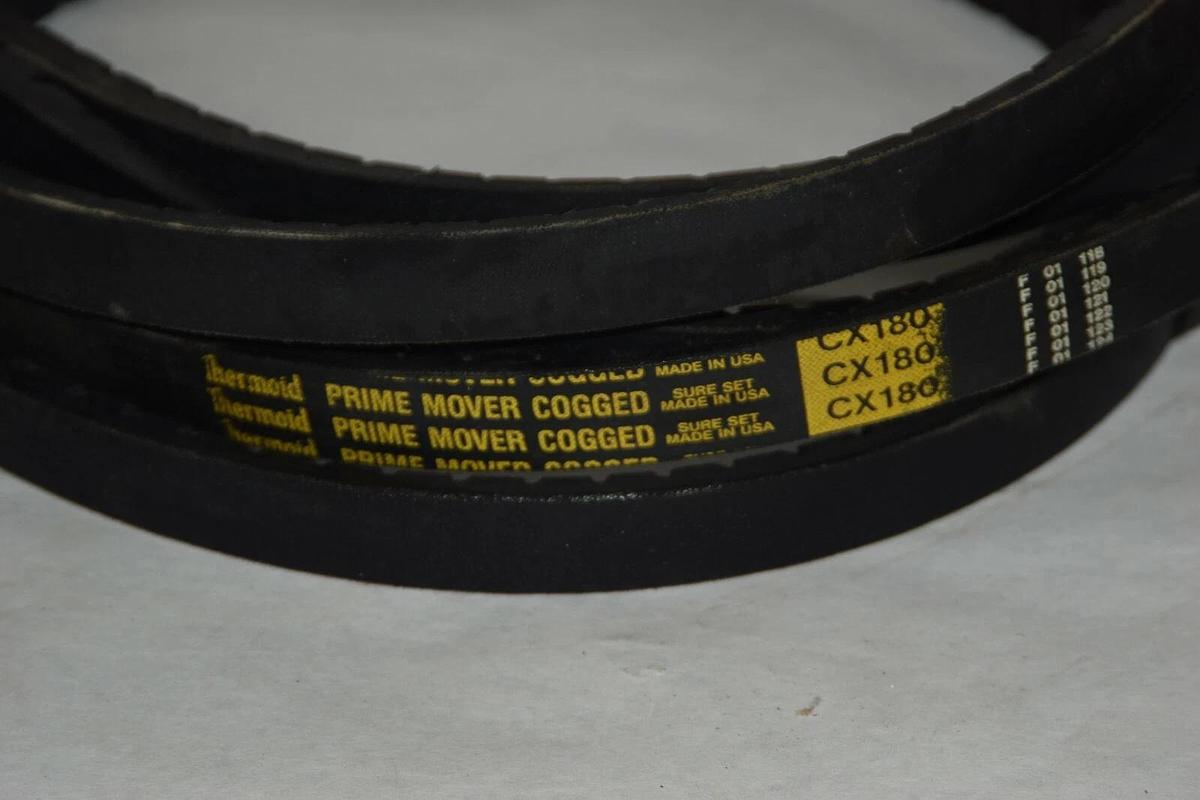(New) Thermoid Prime Mover Cogged Belt CX180 V-Belt  V Vbelt CX 180 CX-180 USA