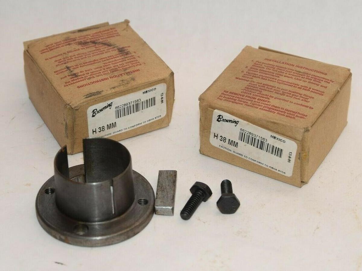 (NEW - Lot of 2) BROWNING H38MM H 38 MM Split Tapered Bushing