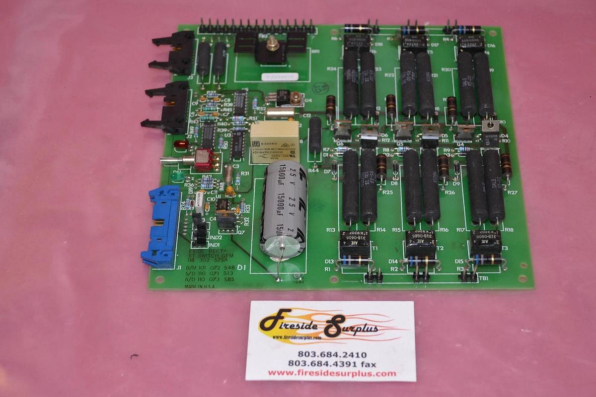 Used NEWAVE SA POWERWARE EXIDE BOARD CARD 118 302 575A 118302575A 101072548 110071513
