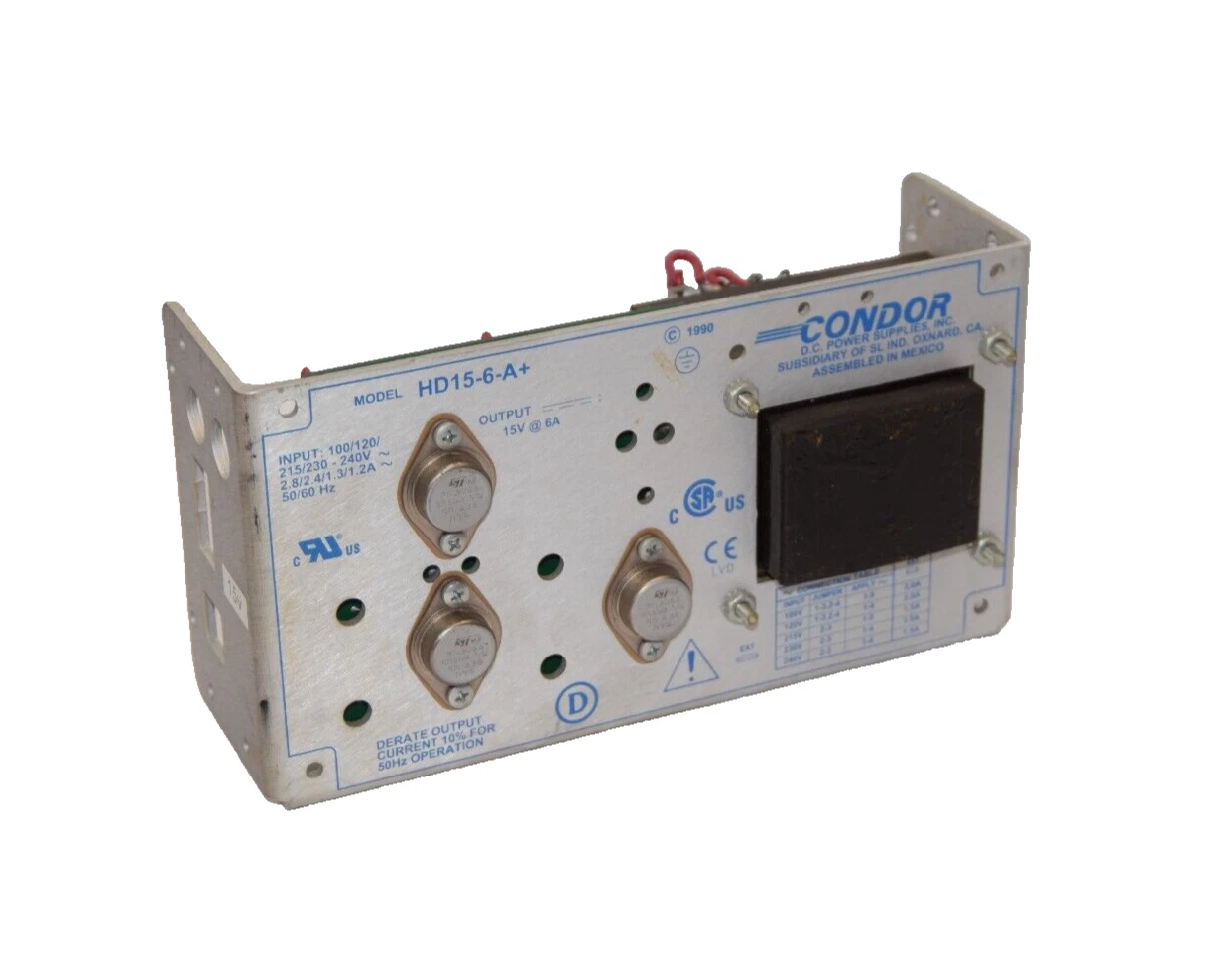 Used CONDOR HD15-6-A+ Power Supply
