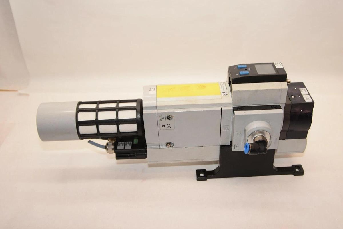 Used FESTO MS6-SV-AGC-E-10V24-SO-AD1-MP3-WPB W/ NECA-S1G9 Soft Start Exhaust Valve