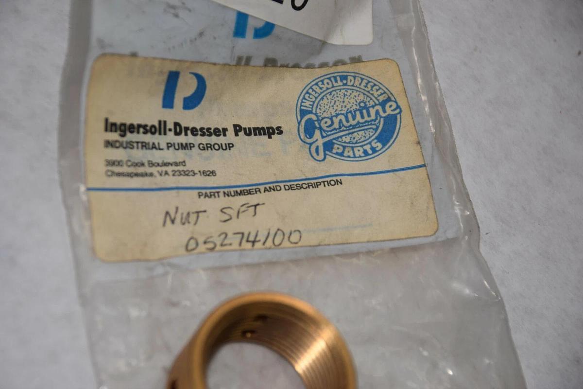 NEW INGERSOLL DRESSER 052741-00 05274100 NUT SFT