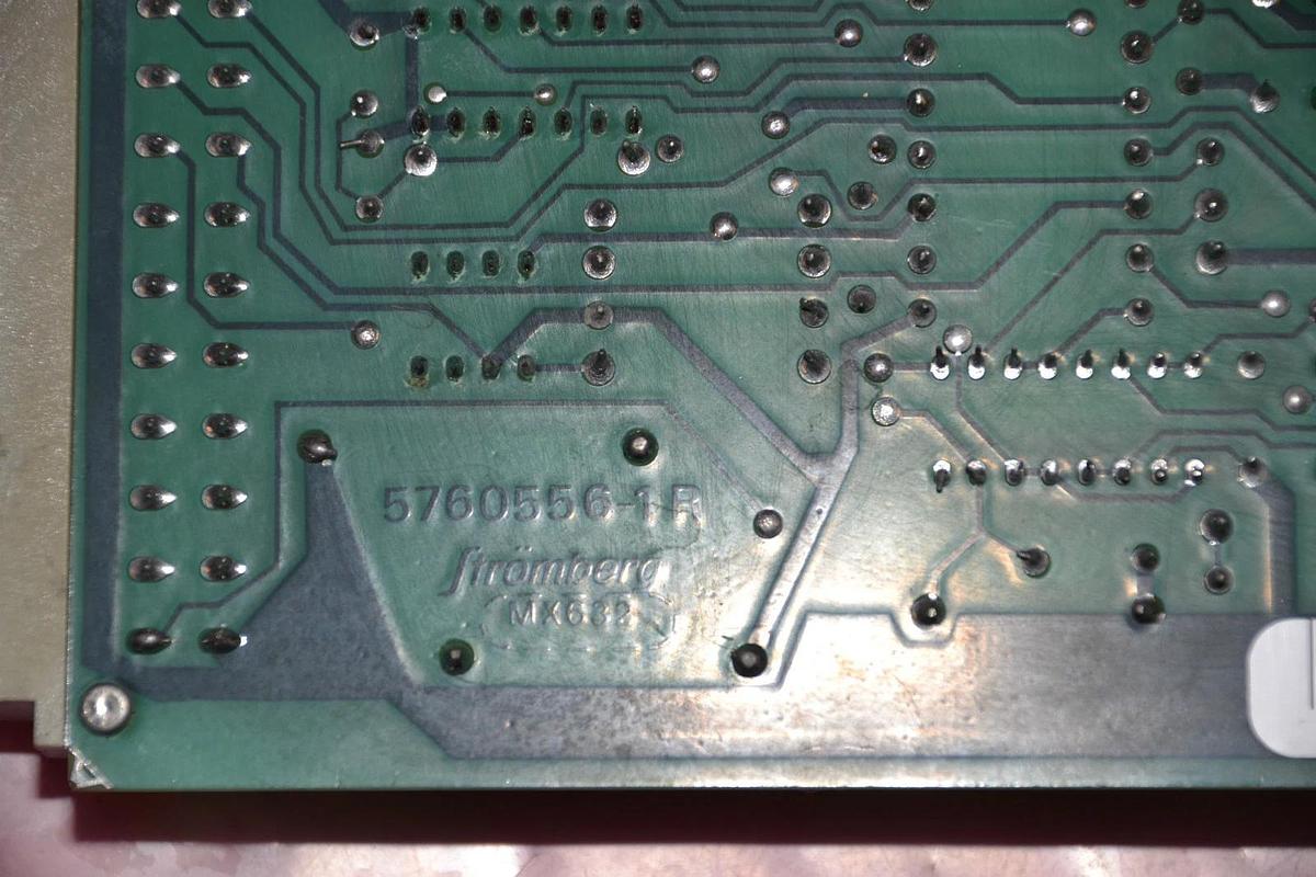 Used STROMBERG CIRCUIT BOARD CARD 5760556-1M 5760556 1M SAMC 1 SUP 57149809