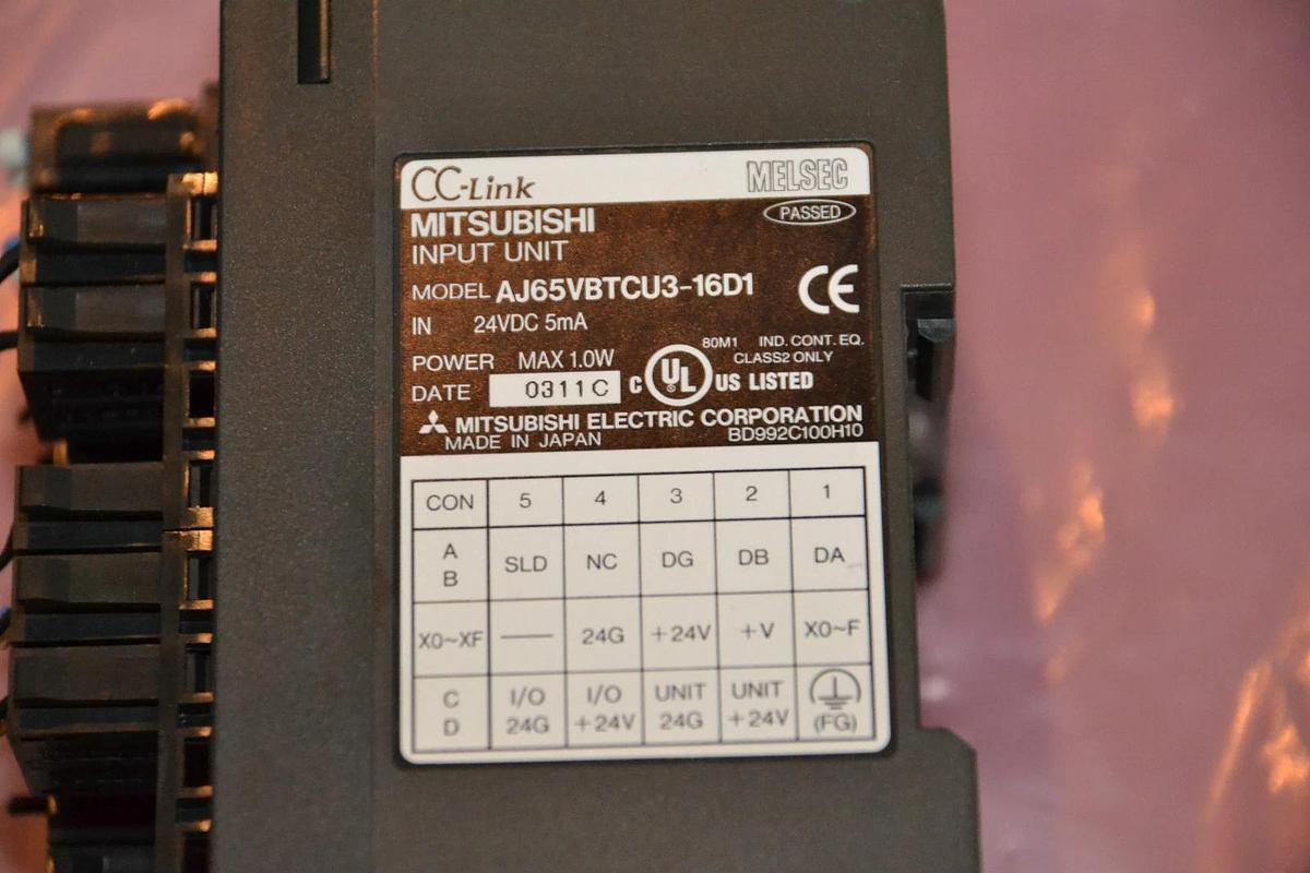 Used MITSUBISHI RELAY AJ65VBTCU3-16D1 AJ65VBTCU3 16D1 AJ65VBTCU316D1