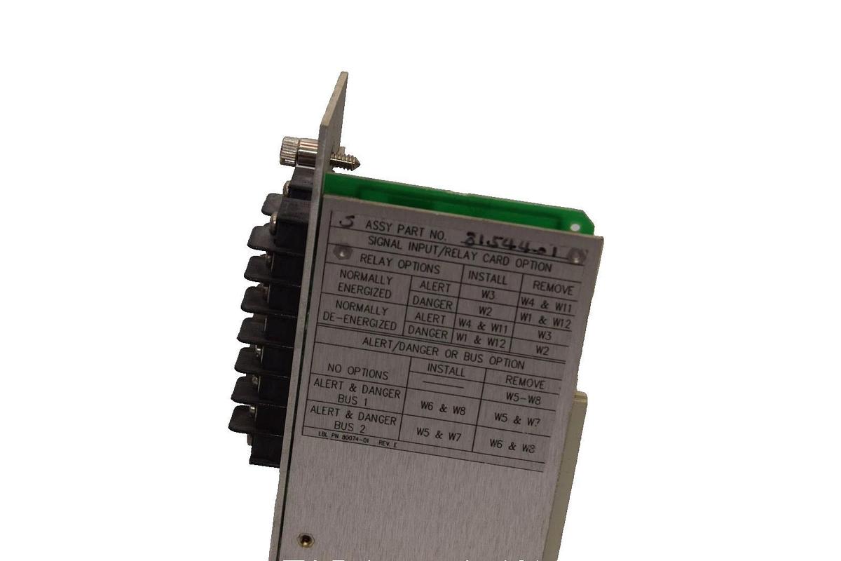 Used Bently Nevada 81544-01 Signal Input/Relay Card Option Module