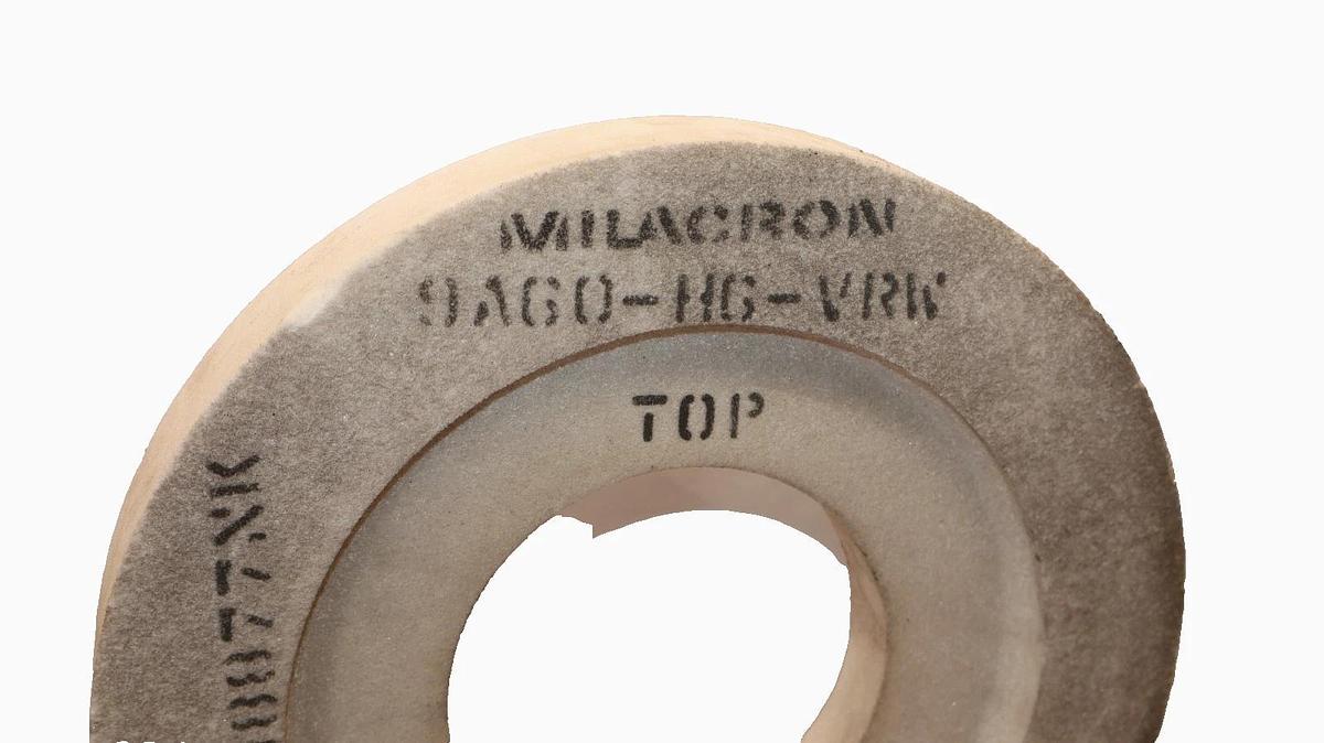 (NEW) MILACRON 9A60-H6-VRW 12" x 1.5" 2069rpm Surface Grinding Wheel